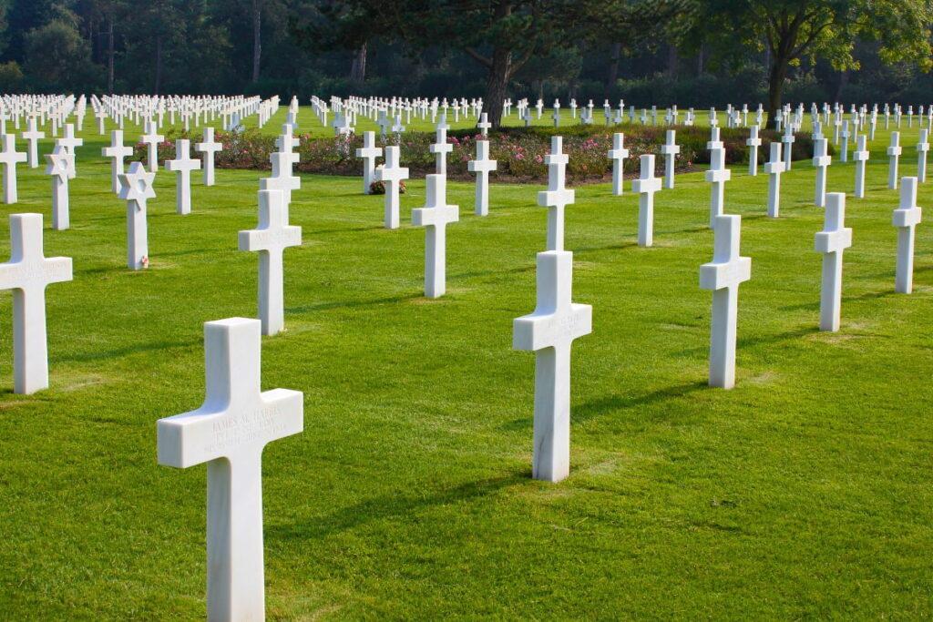 The cemetery at Colleville-sur-Mer.