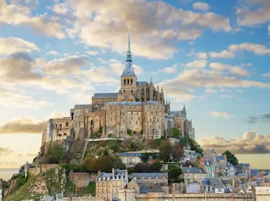 Mont Saint-Michel seen from the bay